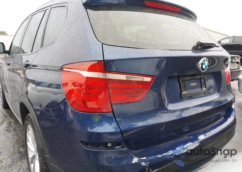 2017 BMW X3 xDrive28I из США, поврежденный, VIN 5UXWX9C31H0W75544